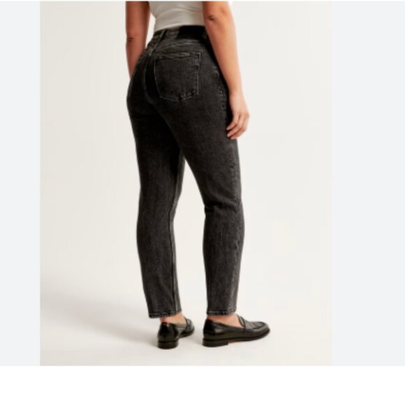 Abercrombie & fitch curve love high rise mom jeans sz33 - Picture 3 of 7